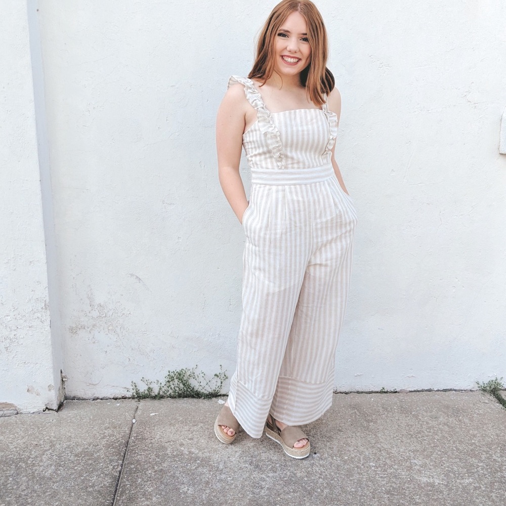 Striped Jumpsuit